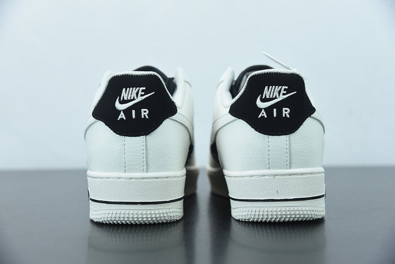 Nike Air Force 1 Low Beige Black Metallic Silver