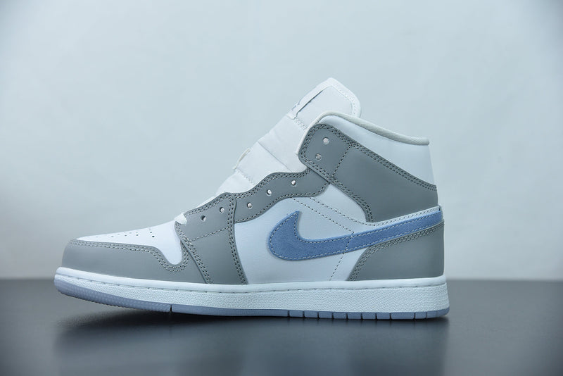 Nike Air Jordan 1 Mid "White Wolf Grey"