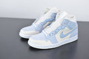 Nike Air Jordan 1 Mid White Celestine Blue