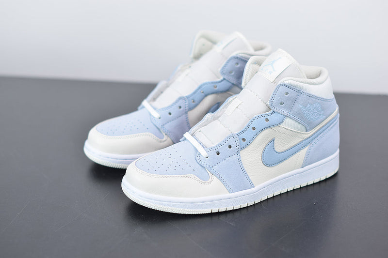 Nike Air Jordan 1 Mid White Celestine Blue