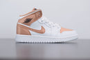 Nike Air Jordan 1 Mid  "White Rose Gold"