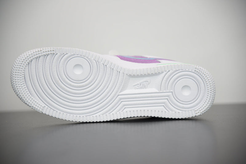 Nike Air Force 1 White Easter MultiColor Lemon Venom