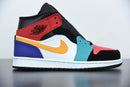 Nike Air Jordan 1 Mid Bred "Multi-Color"