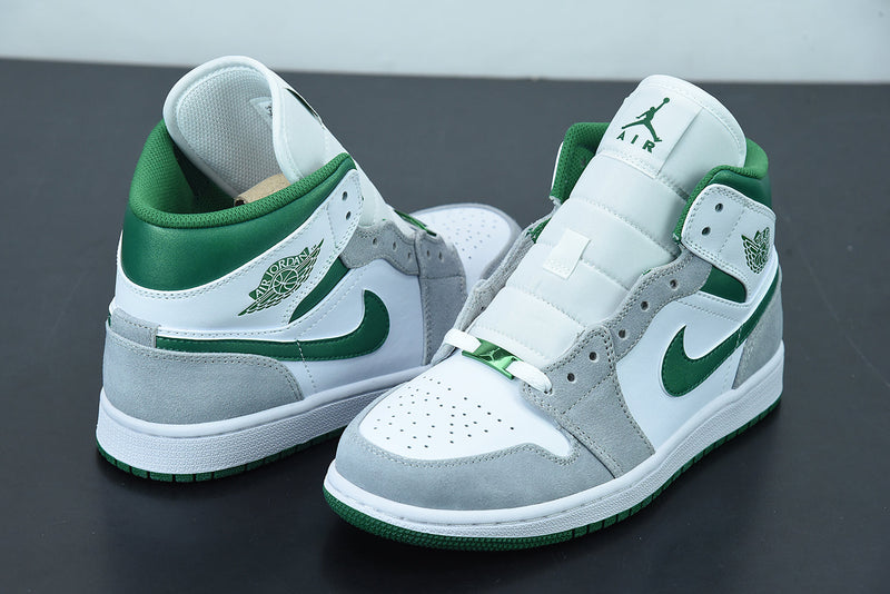 Nike Air Jordan 1 Mid SE "Grey Pine Green"