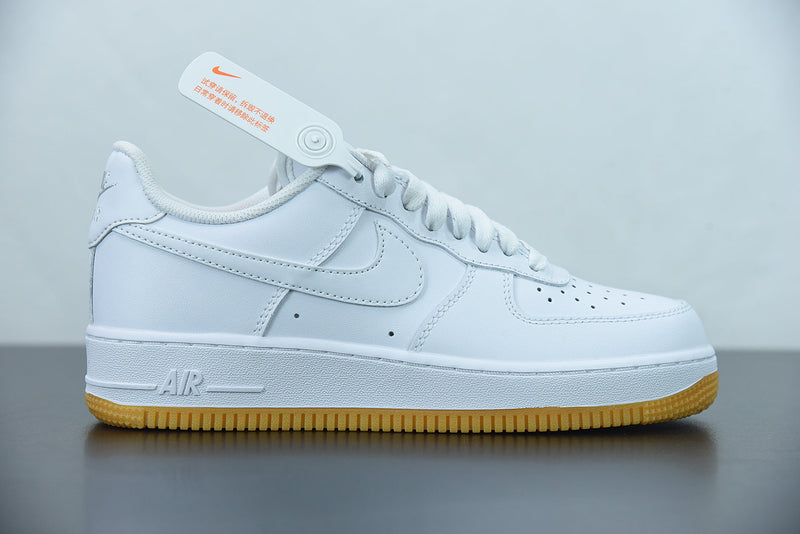 Nike Air Force 1 White Gum Light Brown