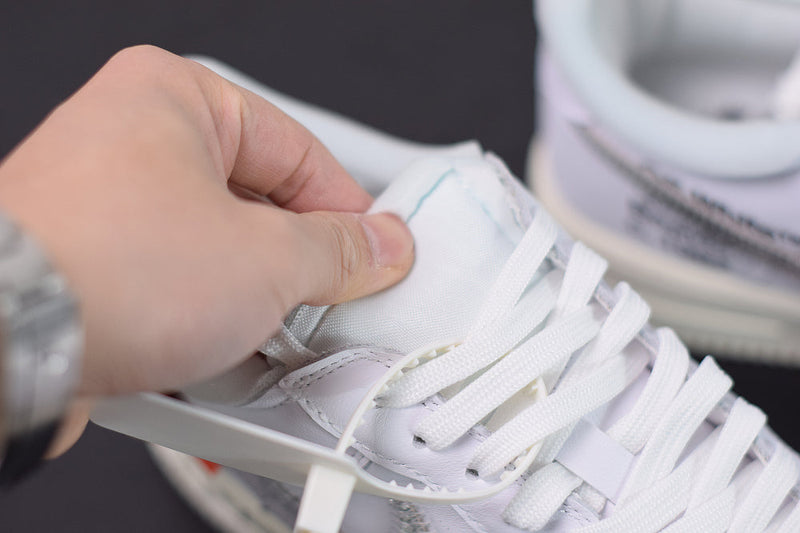 Nike Air Force 1 X Off White Metallic Silver White