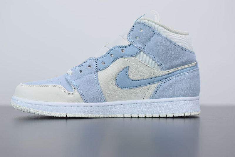Nike Air Jordan 1 Mid White Celestine Blue