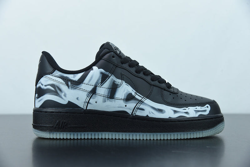 Nike Air Force 1 QS "Black Skeleton"