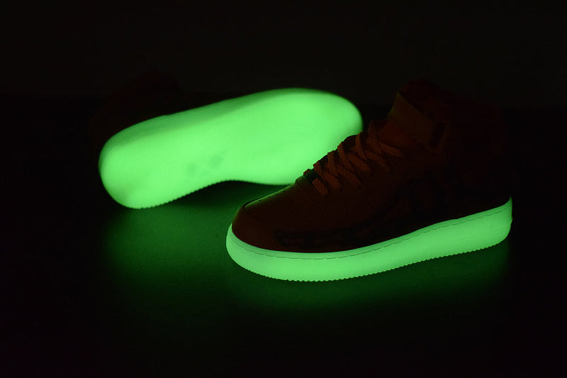 Nike Air Force 1 MID Skeleton QS Orange