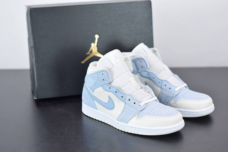 Nike Air Jordan 1 Mid White Celestine Blue