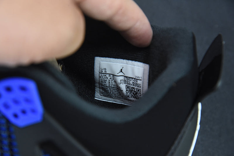 Nike Air Jordan 4 Retro "Black/Military Blue"