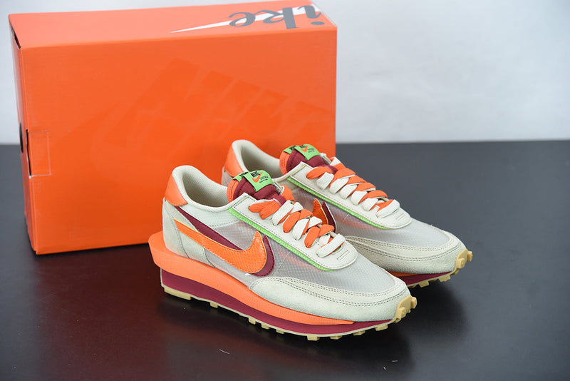 Nike X Sacai LD Waffle CLOT Orange Blaze