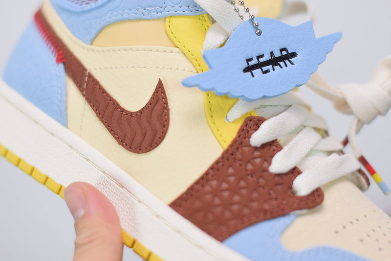 Nike Air Jordan 1 Mid SE Fearless "Blue the Great"