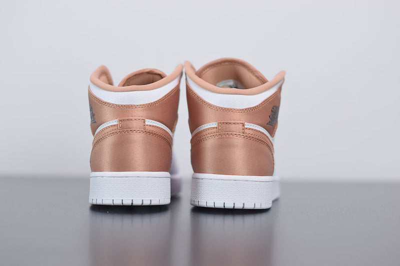 Nike Air Jordan 1 Mid  "White Rose Gold"