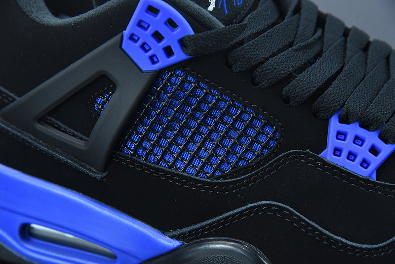 Nike Air Jordan 4 Retro "Black/Military Blue"