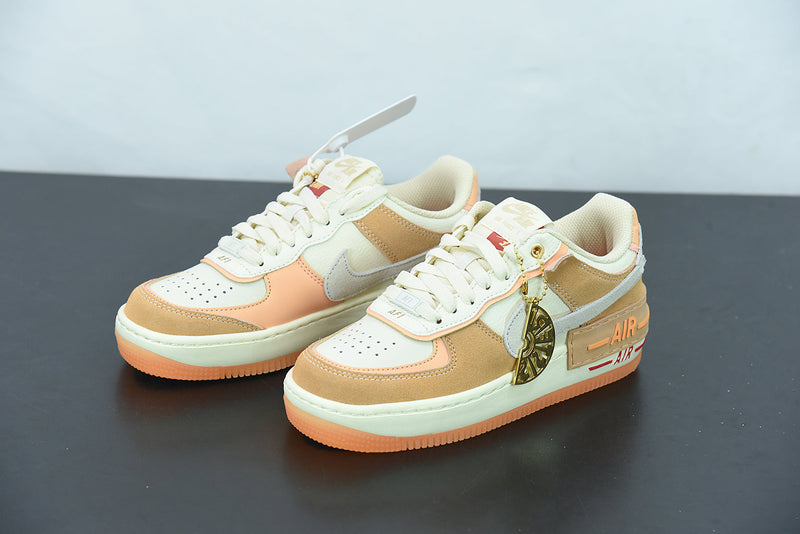 Nike  Air Force 1 Shandow Cashmere Orange Chalck