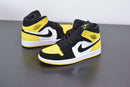 Nike Air Jordan 1 Mid "Yellow Toe Black"