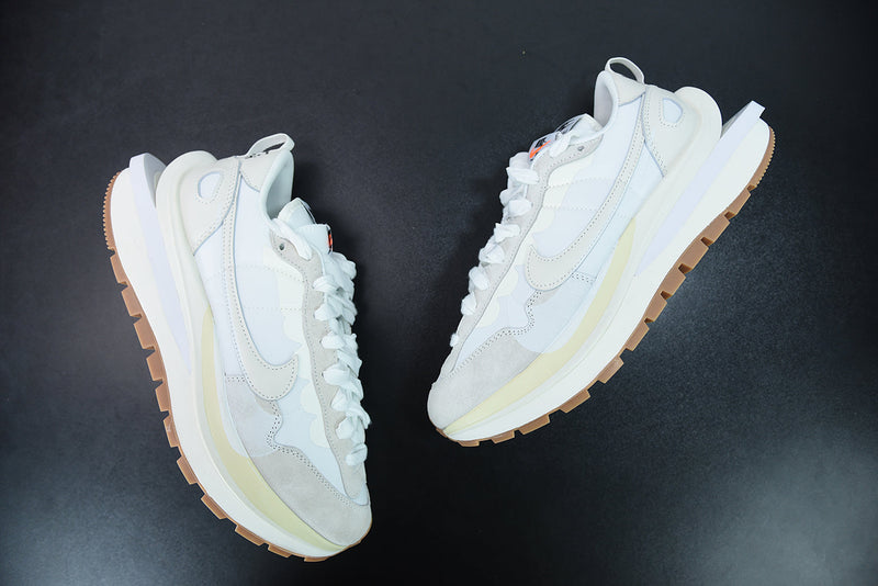Nike X Sacai VaporWaffle White and Gum