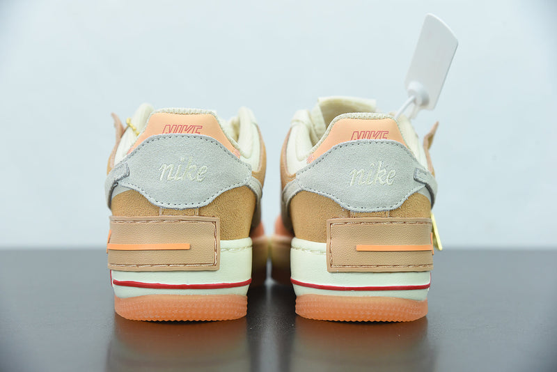 Nike  Air Force 1 Shandow Cashmere Orange Chalck