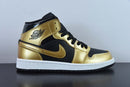 Nike Air Jordan 1 Mid SE  "Metallic Gold Black"