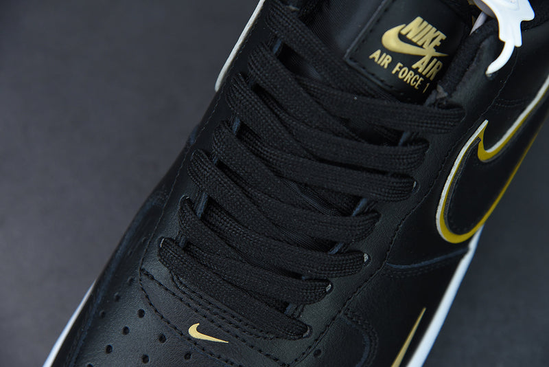 Nike Air Force 1 Low Black Metalic Gold