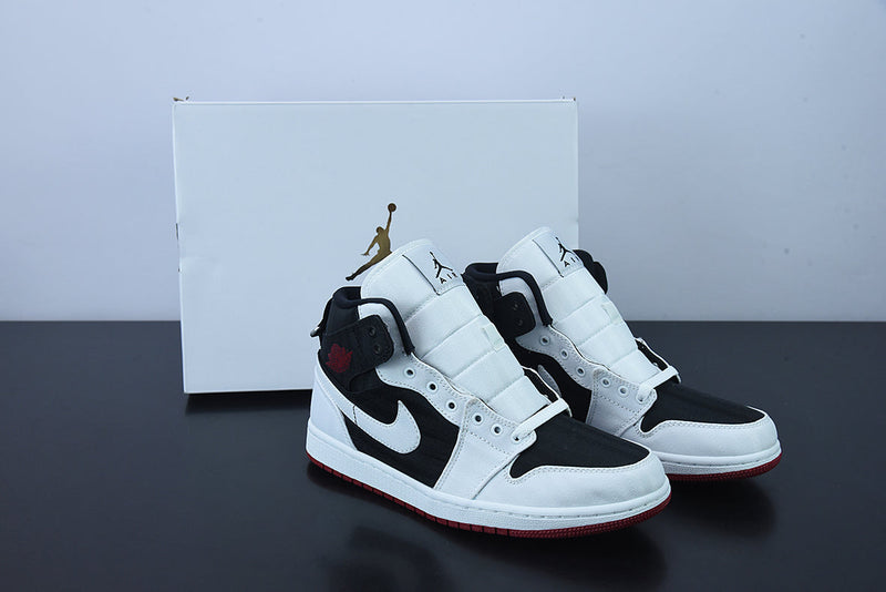 Nike Air Jordan 1 Mid SE "Utility Canvas White Black Gym Red"