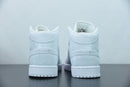 Nike Air Jordan 1 Mid "Triple White"