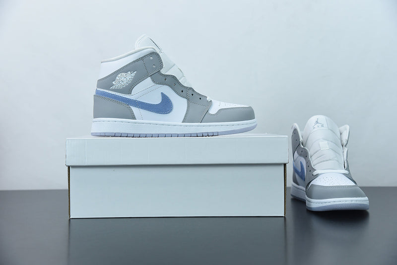 Nike Air Jordan 1 Mid "White Wolf Grey"