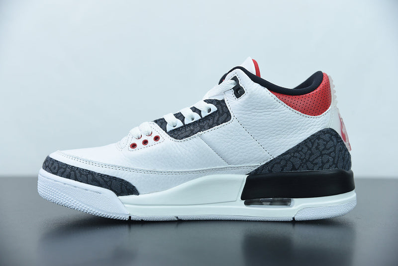 Nike Air Jordan 3 Retro Fire Red Denim