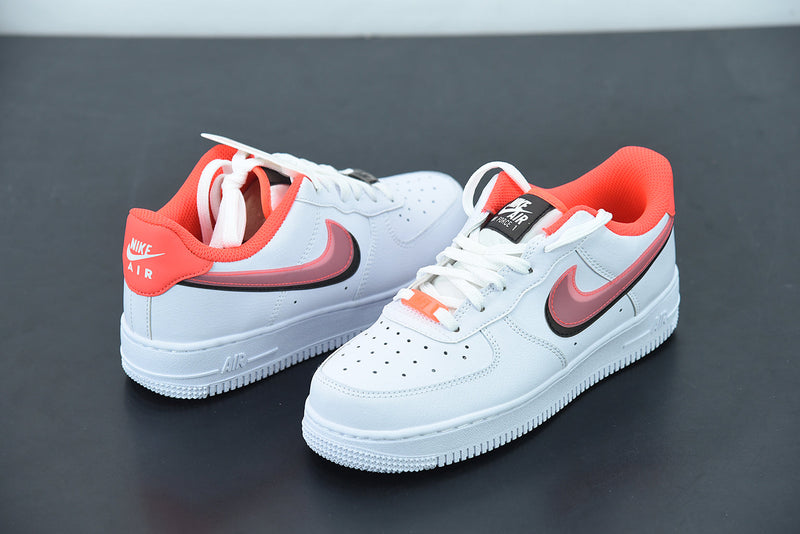 Nike Air Force 1 LV8 GS Double Swoosh White Bright Crimson