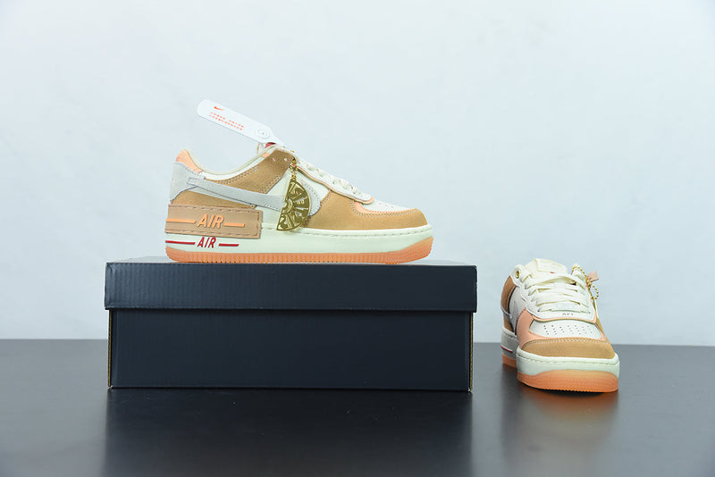 Nike  Air Force 1 Shandow Cashmere Orange Chalck