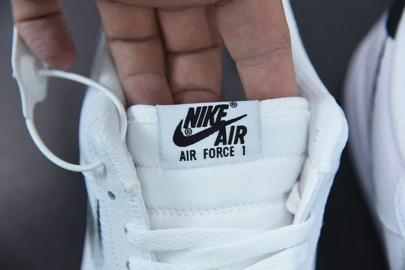 Nike Air Force 1 Zig Zag Black White