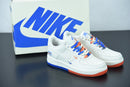 Nike Air Force 1 Essential NYC Cream Beige Orange Royal
