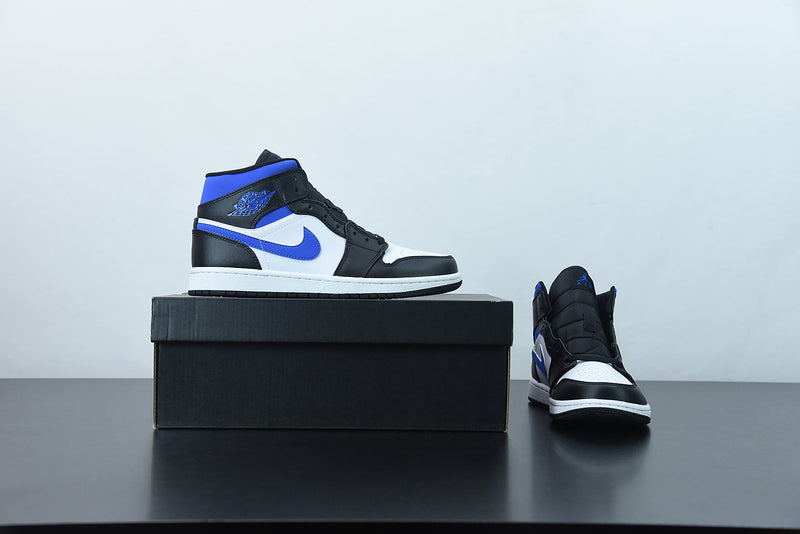 Nike Air Jordan 1 Mid White Royal Blue