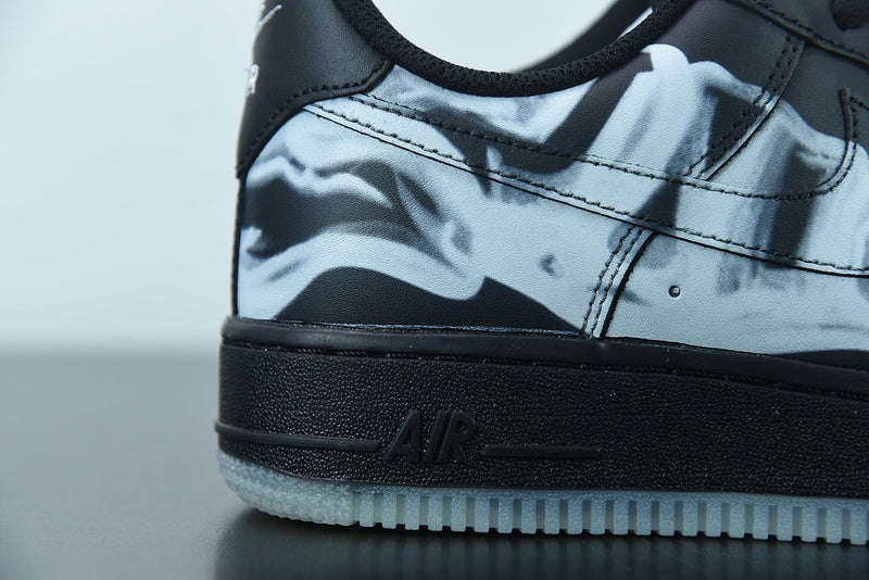 Nike Air Force 1 QS "Black Skeleton"