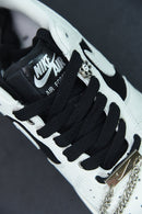 Nike Air Force 1 Low Beige Black Metallic Silver