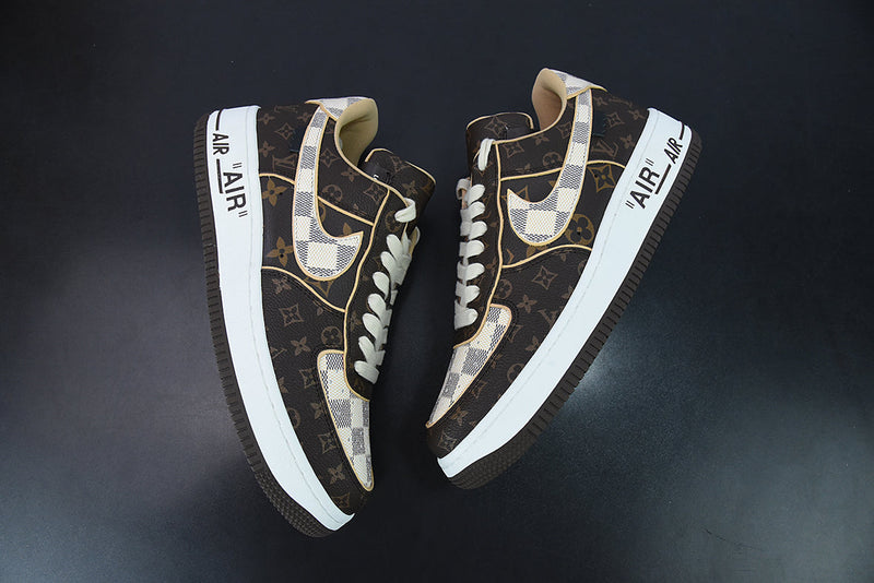 Nike Air Force 1 Low x Louis Vuitton x Off-White "Coffee"