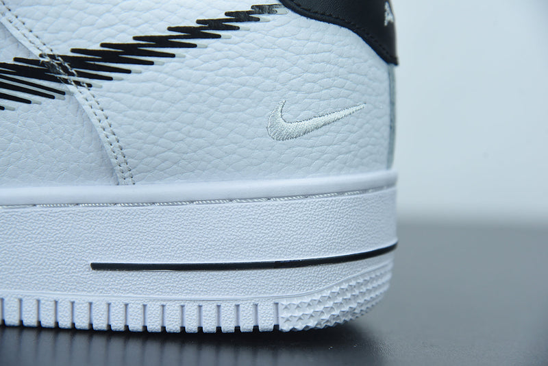 Nike Air Force 1 Zig Zag Black White
