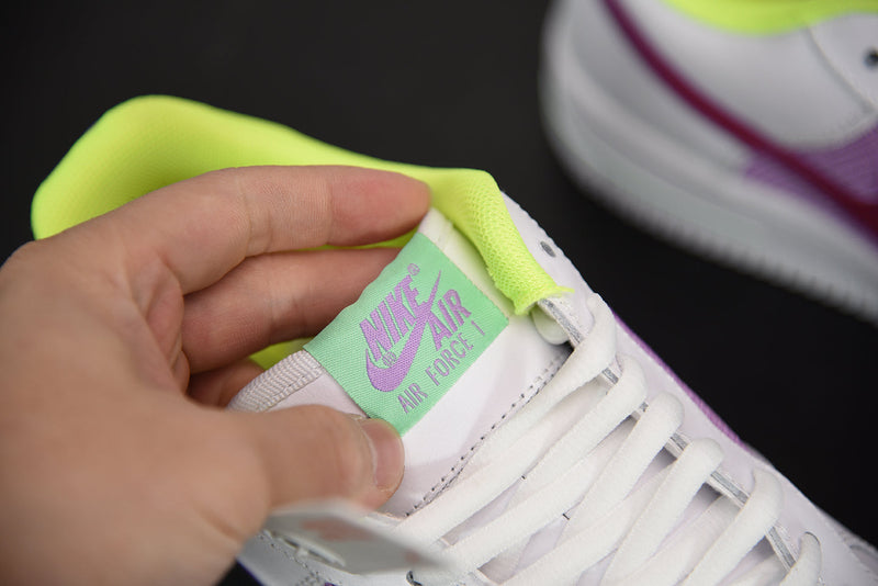 Nike Air Force 1 White Easter MultiColor Lemon Venom