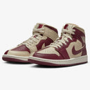 Nike Air Jordan 1 Mid SE "Split Beach Cherrywood Red"