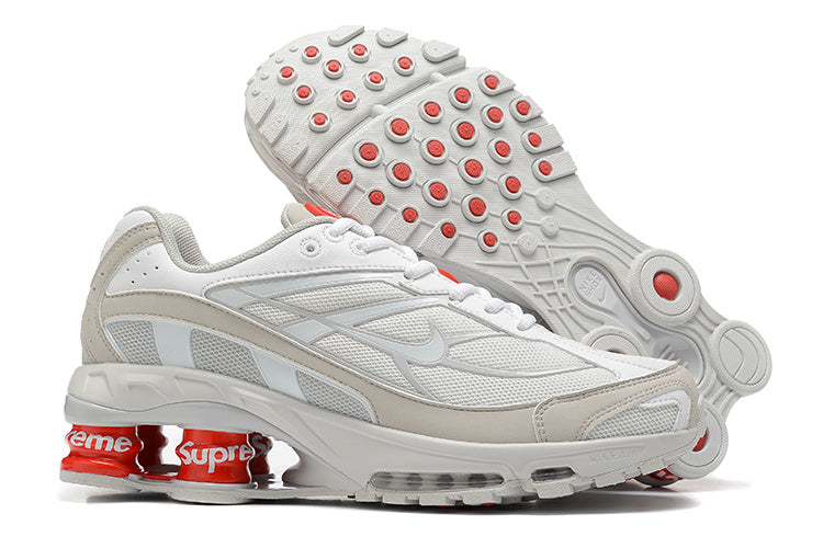 Supreme x Nike Shox Ride 2 "White/Grey"