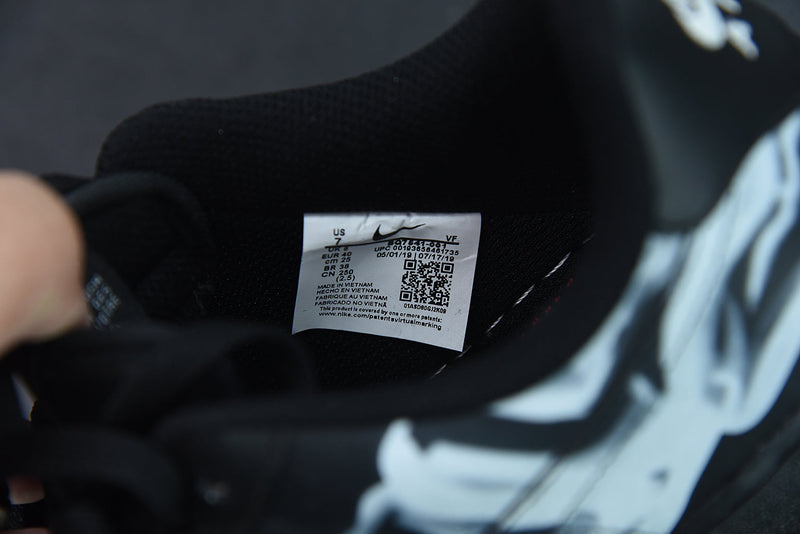 Nike Air Force 1 QS "Black Skeleton"