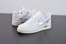 Nike Air Force 1 X Off White Metallic Silver White