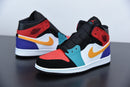 Nike Air Jordan 1 Mid Bred "Multi-Color"