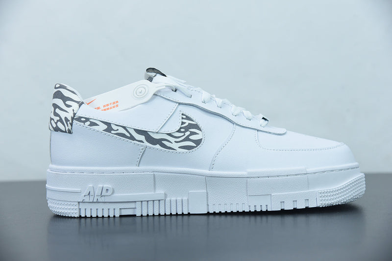 Nike Air Force 1 Pixel Zebra Pattern