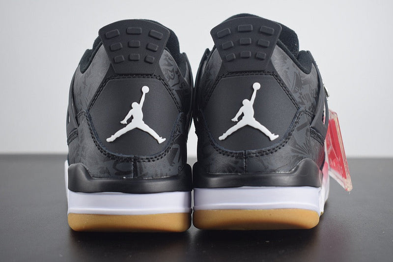 Nike Air Jordan 4 Retro "Laser Black Gum"