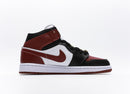 Nike Air Jordan 1 Mid SE "Black Dark Beetroot (Women's)"