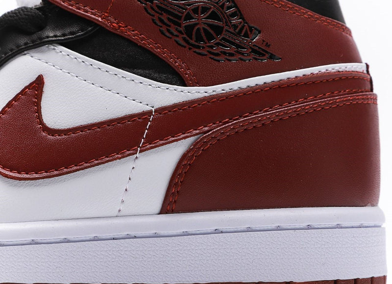 Nike Air Jordan 1 Mid SE "Black Dark Beetroot (Women's)"