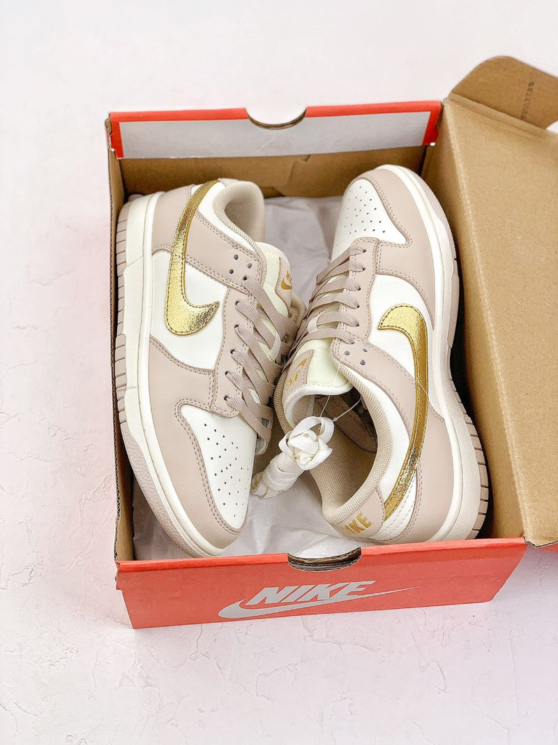 Nike Dunk Low "Gold Swoosh"
