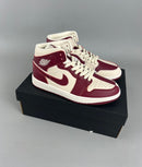 Nike Air Jordan 1 Mid SE "Split Beach Cherrywood Red"